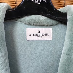 Cashmere and Sheared Mink Coat size 8